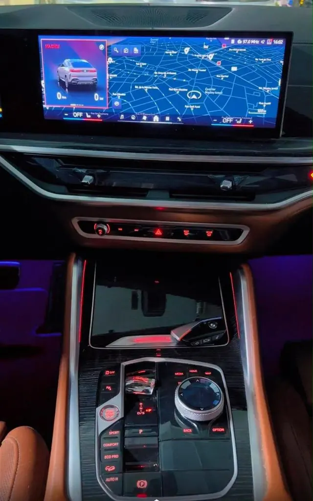 Console centrale du BMW X6